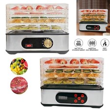 5 Tier Electric Food Dehydrator Fruit Meat Beef Dryer Veg Preserver Machine