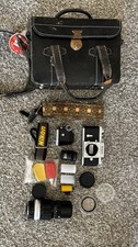 Vintage Original Nikon F - 35mm SLR Camera - Film Tested And Working HUGE KIT