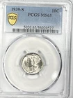 1939-S Mercury Dime : PCGS  MS65