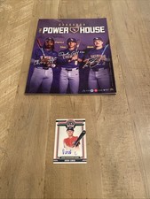 2022 USA Derek Curiel Signatures Blue Ink /499 +2026 LSU Baseball Program Ed. 1