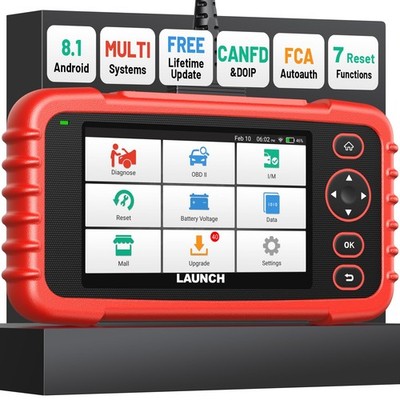 Launch OBD2 Scanner CRP123X V3.0 Elite 2026 Lifetime Free WiFi Update Scan Tool