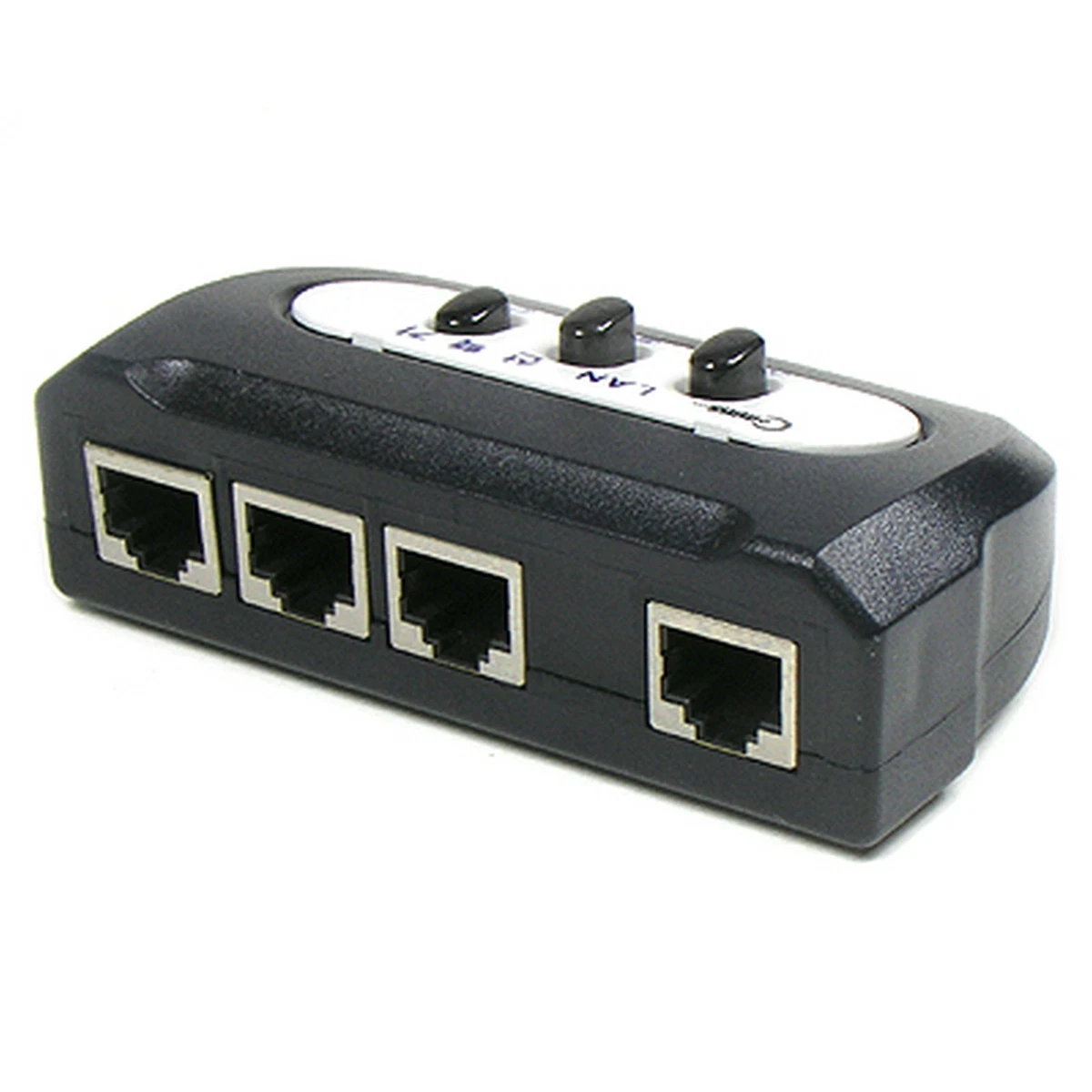 3 PORT 3-Way RJ45 AB Manual Switch Box NEW CAT5E CAT5 selector Phone UTP  8P8C