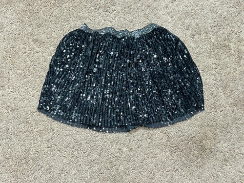 Sfera Girls Skirt Size 5 Blue Embellished Sequin Elastic Waist Dressy - Picture 8 of 8