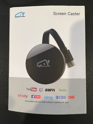SCREEN CASTER -- COMPATIBLE W/ 2000 ANDROIDS & iPHONES