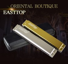 24 Hole Tremolo Harmonica A A B C C D D E F F G G Harmonica Set Easttop
