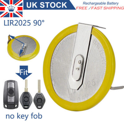 3 Buttons Smart Car Key Fob Case VL2020 Battery For BMW 1 3 5 6 Z4 X1 X3 X5 Series E46 E60 E61 E63 E64 E70 E71 E72 E90 E91 E92 With V-L2020 Original Rechargeable Battery - View #6