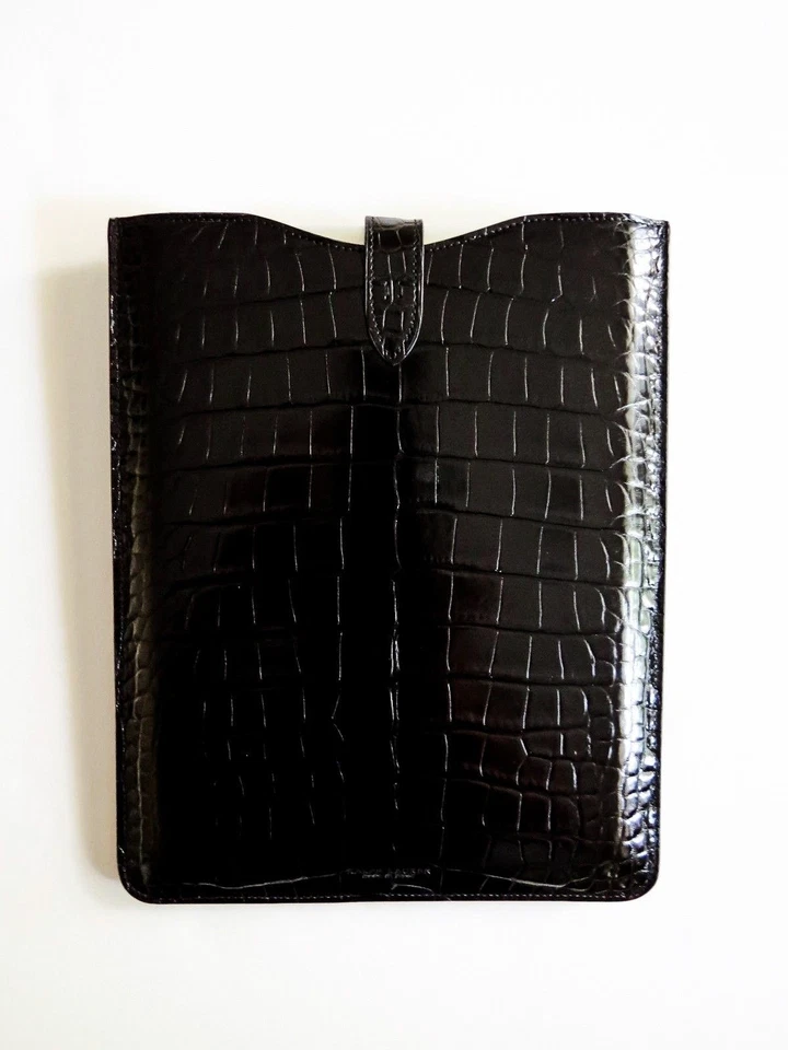 $5500 RALPH LAUREN PURPLE LABEL Alligator iPad 2 3 4 Air Pro 9.7" Case Cover - Image 2 of 4