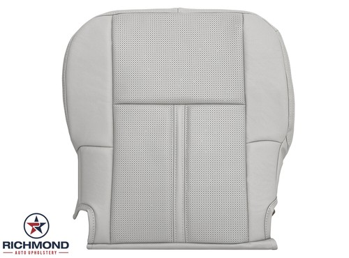 2010-2019 Lincoln MKT -Driver Side Bottom Leather Seat Cover Light Gray PERF - 第 1/12 張圖片