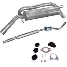Mitteltopf Endtopf für Fiat Stilo 1.8i -16V 133PS 98kW +Zubehör Auspuff NEU
