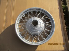 Vintage Dunlop 2.5 x 18 wire wheel  42 centre  Hillman Aero MInx?
