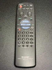 Sharp RRMCG0119AJSA Factory Original VCR Remote VCA552, VCA554, VCA555U, VCH952