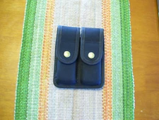 Blackhawk Molded Black Cordura Double Magazine Pouch Holder Carrier 9mm/.40 S&W