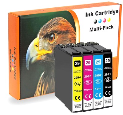 4x Patronen für Epson XP-235 245 255 257 332 335 355 455 452 445 345 442