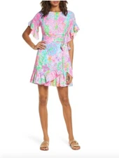 NWT $218 Lilly Pulitzer DARLAH Stretch Paradise Found Multi Dress 4