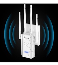 Baetaey WiFi Repeater 300Mbps WiFi Range Extender Model CF-WR304S White