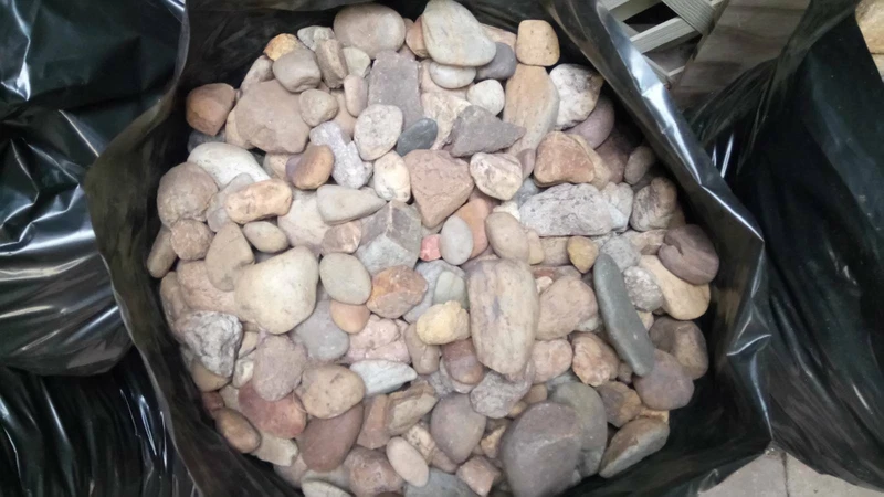 bag of large pebbles