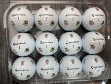 Taylormade TP5 Pix Tiki Hawaii Logo Golf Balls (Dozen Used Golf Balls)