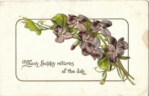 Viele Abby Retouren Des Tages 1919 DB Postkarte Sch ne Blumenkunst EBay