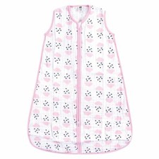 Hudson Baby Safe Sleep Wearable Muslin Sleeping Bag, Clouds and Hearts