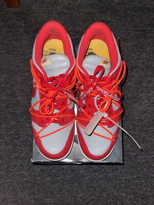 Off-White Nike Dunk Low University Red Size 12