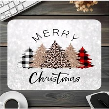 Merry Christmas Trees Mouse Pad