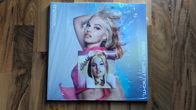 MABEL - ABOUT LAST NIGHT   -  12'' PINK VINYL  signed edition mit Autogrammkarte