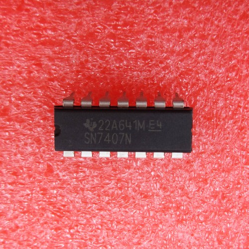 2/5/10PCS NUOVO SN7407N IC BUFF/DVR ESADECIMALE NON INV 14DIP Alta Qualità - Foto 4 di 5