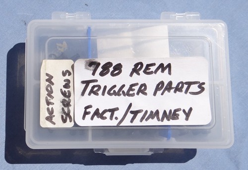 Small lot of Factory and Timney Remington 788 Trigger Parts Action Screws Pins - Picture 2 of 3