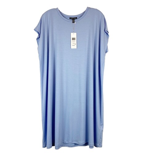 NEW Eileen Fisher Fine Jersey Tiered Dress In PICANTE size XL | eBay