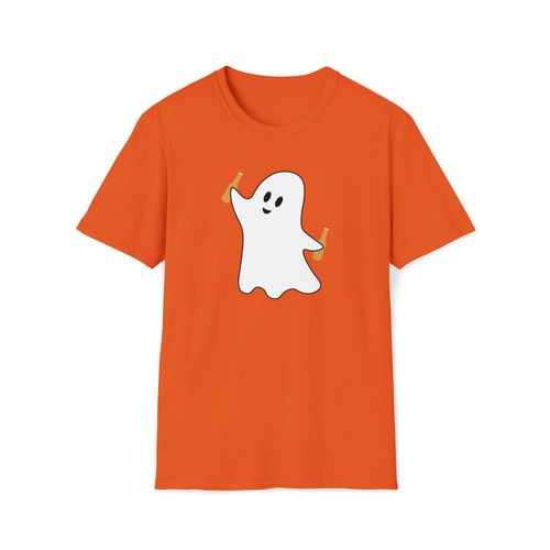 GHOST BEER COWBOY T-SHIRT, Unisex Softstyle T-Shirt, Halloween Shirt, Gift - Picture 2 of 49