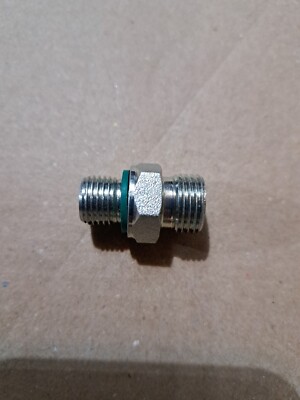 Chinese Mini Excavator Hydraulic Fitting Din Union M16 To 1/4'' Bspp Connector