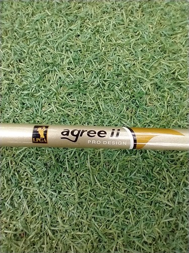 SQUARE TWO AGREE 2 PRO DESIGN # 7 IRON RH 37.5" LADIES FLEX GRAPHITE SHAFT -NICE - Picture 11 of 19