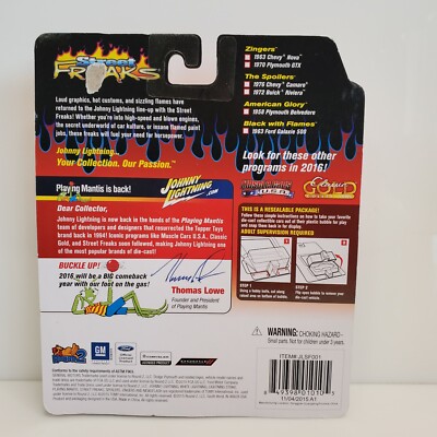 Rare Johnny Lightning Zingers! 1963 Chevy Nova White Lightning