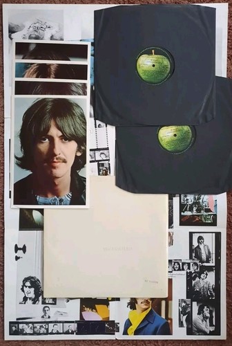 "THE BEATLES" WHITE ALBUM 1968 ORIGINAL UK LP No'd TOP-LOADER KOMPLETT NM-/NM!
