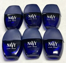 6 Navy by Noxell eau de cologne splash  for Men 0.5 oz  unboxed original 90s