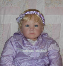 PLAYHOUSE WILLIAM Doll Wig SIZE 12/13 PALE BLONDE Partial Cap Modacrylic B NWT