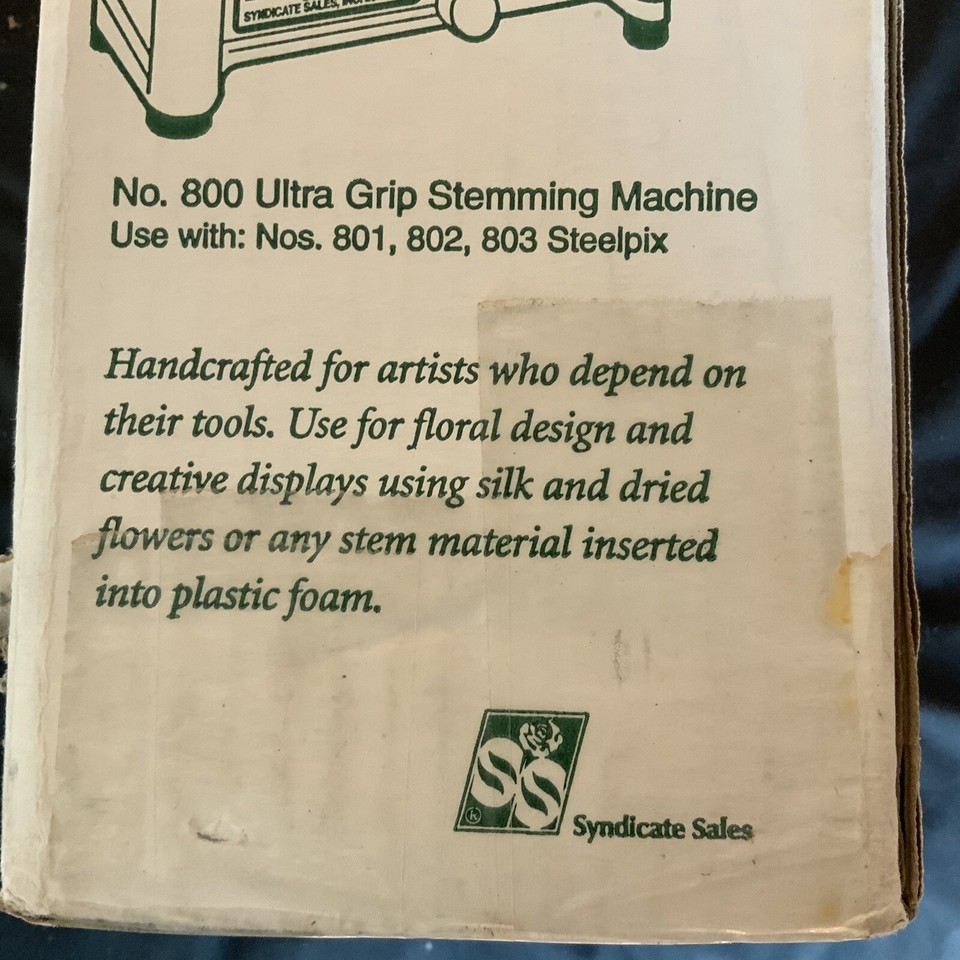 STEELPIX 35E Floral Flower Stemming Machine For Professional Florist New In Box eBay