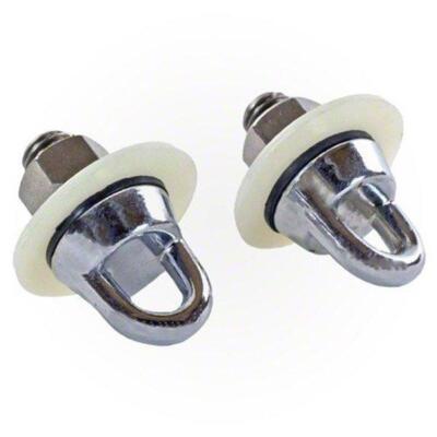 Swimline Chrome Plated Wall Anchor For Safety Rope Line - In Ground Liner