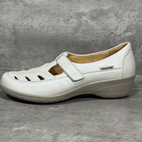 Mephisto Air Relax Mobils Sadie Leather Shoes Hook and Loop Women's Size 7 - Picture 9 of 15