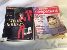 Lot Of Two Scrapbook Magazines Creting Keepsakes Used