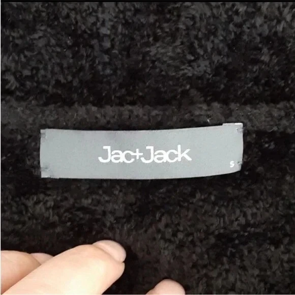 Jac+Jack Black Long Sleeve Crew Neck Sweater Size S - Image 4 of 4