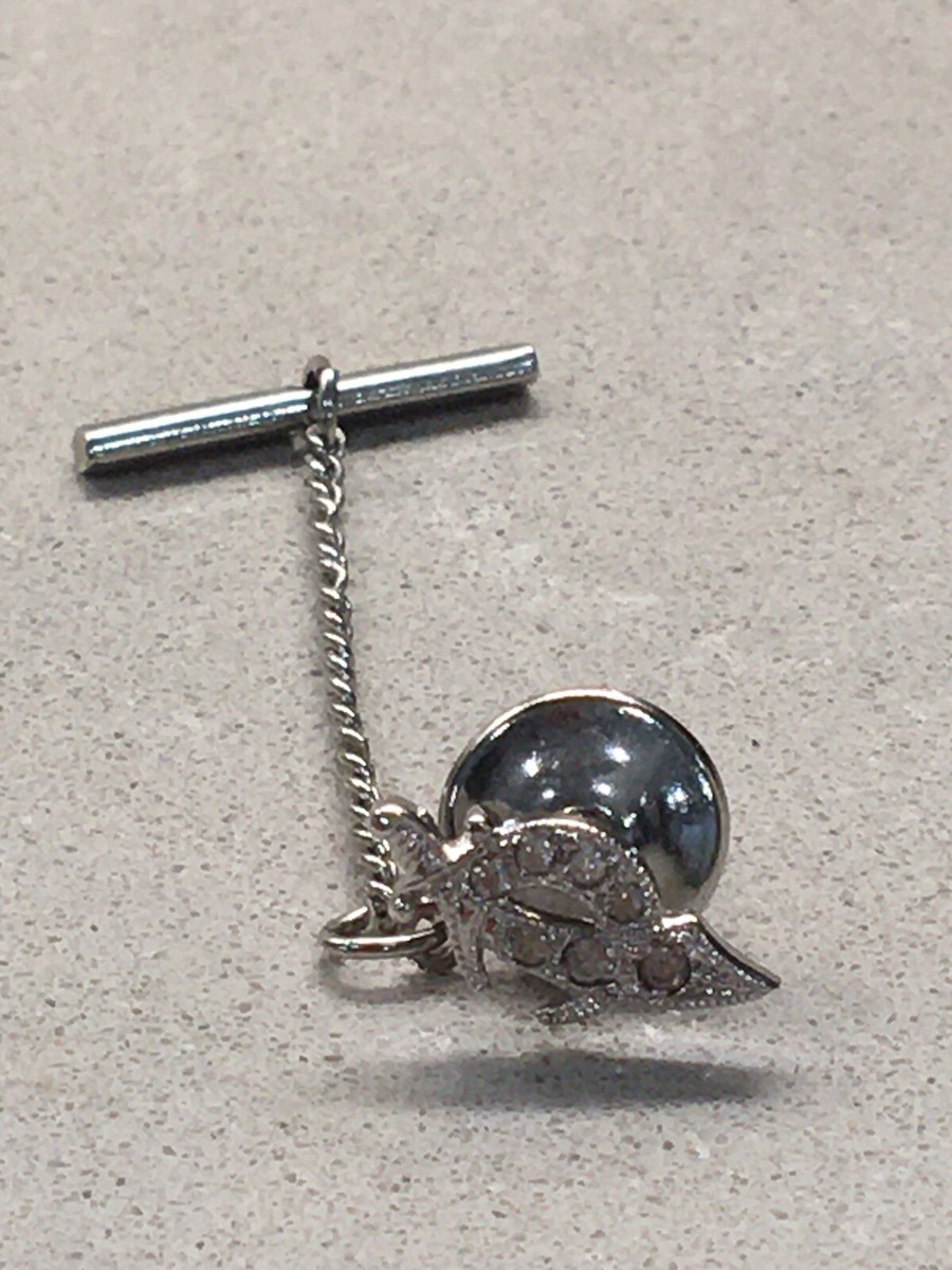 Mason-Masonic-Tie Tack-Lapel Pin-Vintage 50’s-Shriner's Symbol-Sterling  Silver