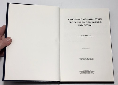 Vtg Landscape Construction Procedures Techniques Design Book Charts Architecture - Picture 8 of 13