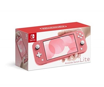 Brand New Nintendo Switch Lite 32 GB Gaming Console - Coral, Japanese V