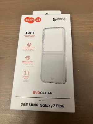 Tech21 EvoClear Case for Samsung Galaxy Z Flip6 Clear NEW Sealed