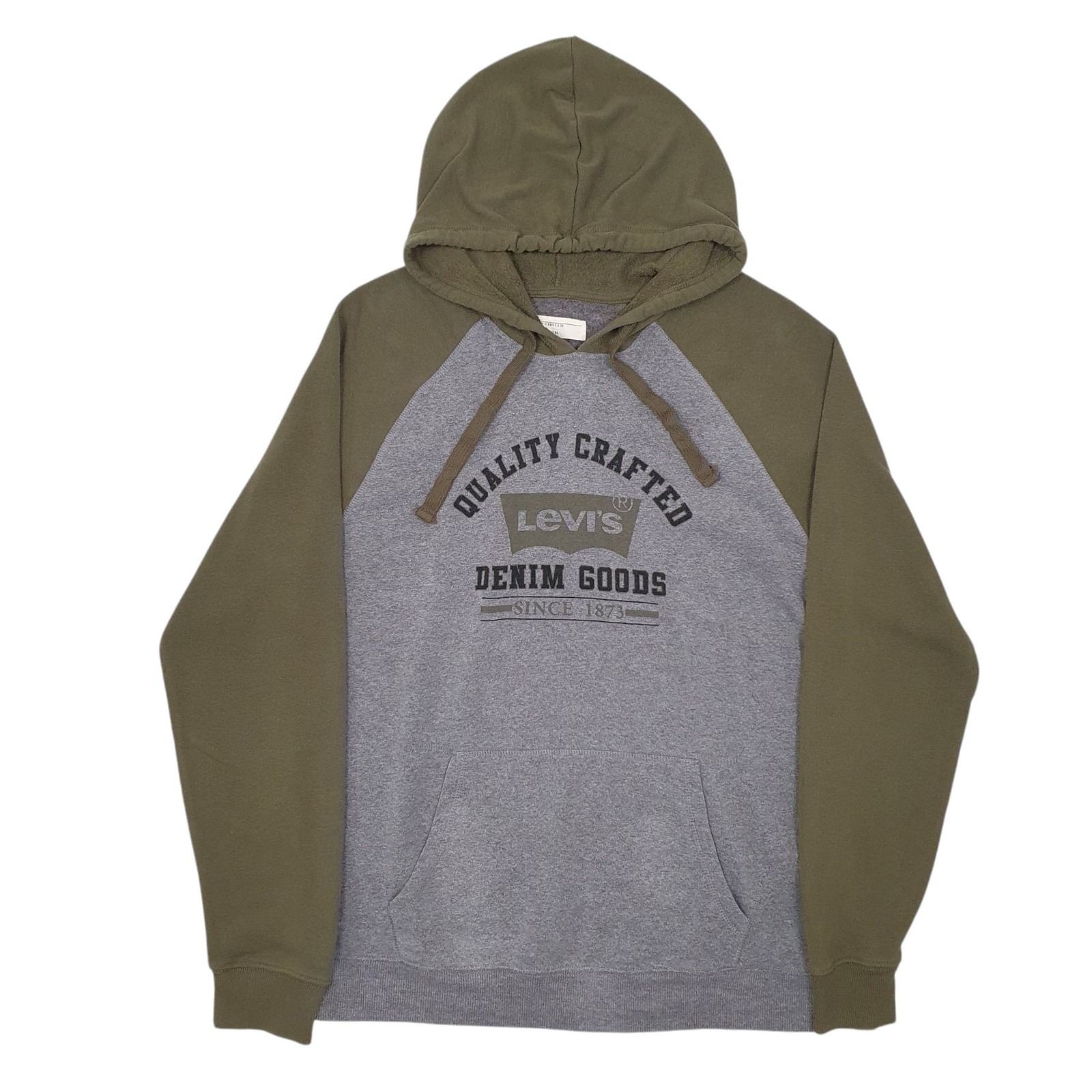 LEVIS Hoodie Cotton Blend Jumper Sweatshirt Mens L