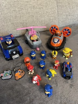 Konvolut 20 tlg Paw Patrol Fahrzeuge unterschiedliche Figuren Anhänger