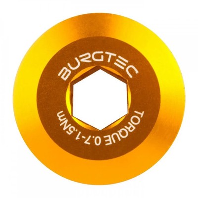 BURGTEC Shimano Kurbelschraube, Bullion Gold.