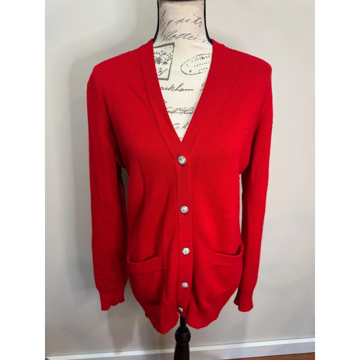 CHANEL Red Cardigan Sweaters for Women for sale - eBay
