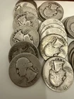 Silver 1940’s Quarters. Full Roll! 40 Silver Quarters